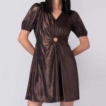 "Women Solid A-line Dress "