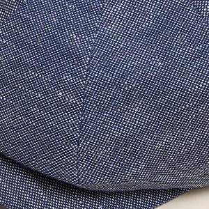 "Men Blue Cotton Ascot Cap "