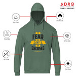 ADRO Men's Cotton Hooded Neck Hooded Sweatshirt