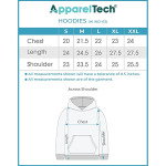 ApparelTech Goofy Funky Printed White Hoodie | Cotton Fleece Cosy Hoodie for Men
